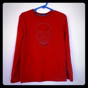 %% 🌻 Skull Long sleeve T-Shirt boys